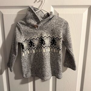 Disney Jumping Beans Gray Knit Sweater size 18 mos